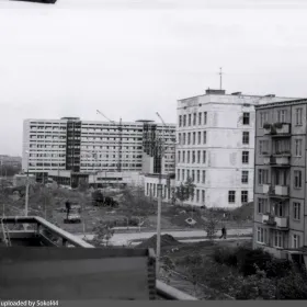 Этапы строительства здания Института космических исследований Академии наук СССР. Фотография pastvu.com