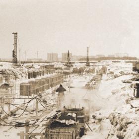 Этапы строительства здания Института космических исследований Академии наук СССР. Фотография из архива ИКИ РАН
