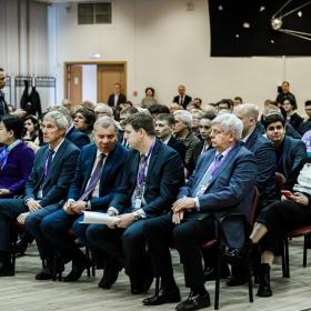 Открытие Третьей международной конференции «Наука на МКС» 20 ноября 2023 г. Фото: Т. Жаркова, ИКИ РАН