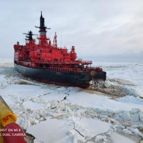Май 2024 года. Специальные ледовые наблюдения в Арктике. Фотография В. В. Тихонова