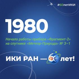 60 лет — 60 фактов об истории ИКИ: 1980