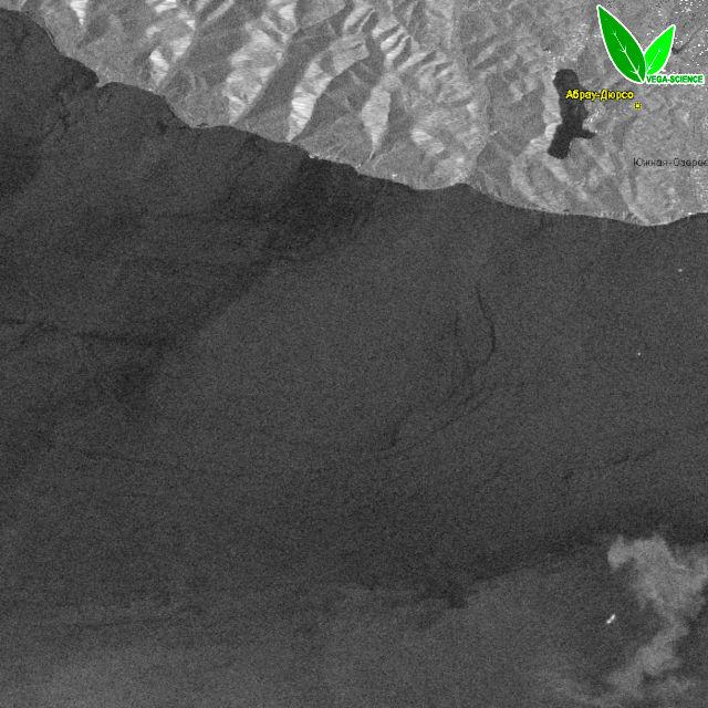 Радиолокационные изображения Черного моря в районе выброса нефти 7 августа 2021 г.