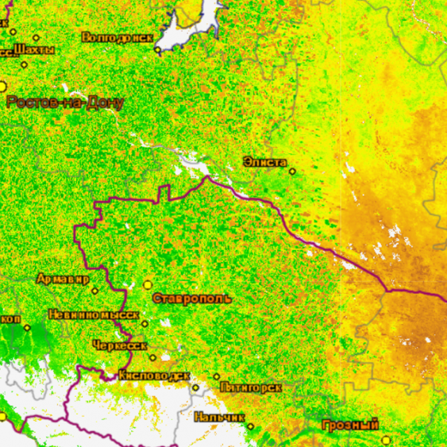 teaser NDVI 17 неделя 2022 г. ВЕГА-PRO